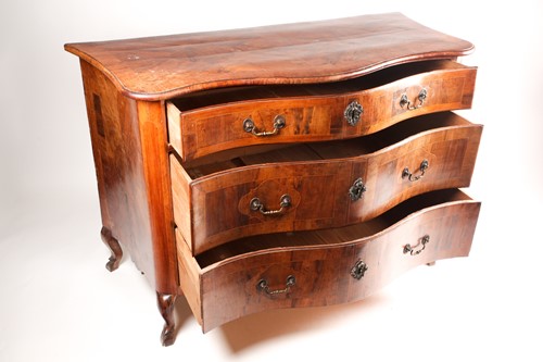 Lot 65 - A probably Maltese 18th-century olive wood and...