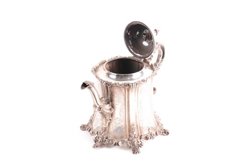 Lot 397 - A Victorian teapot; London 1847 by Joseph...