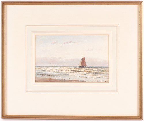 Lot 56 - Thomas Bush Hardy (1842-1897) British, sailing...