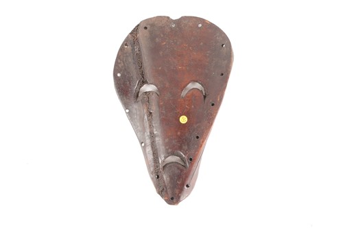 Lot 205 - A Luba animal bone socket witch doctors mask,...