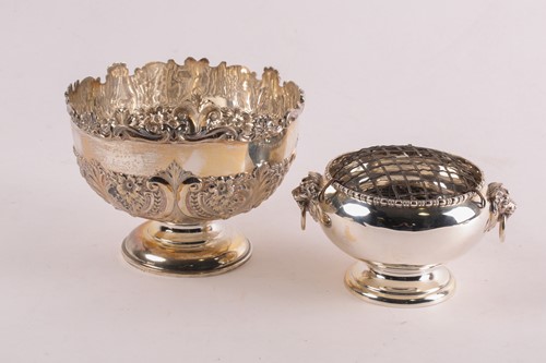 Lot 477 - A late Victorian silver pedestal bowl,...