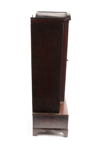 Lot 338 - A 19th century mahogany miniature breakfront...