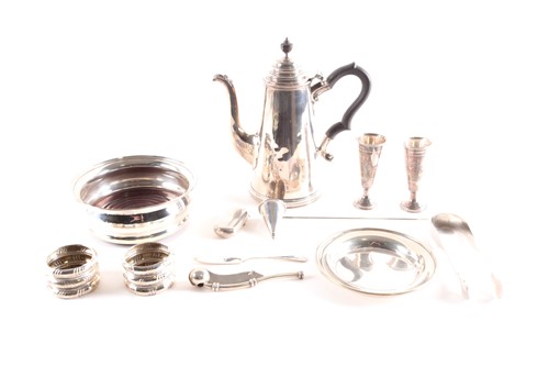 Lot 459 - A mixed group of silver items, to include a...