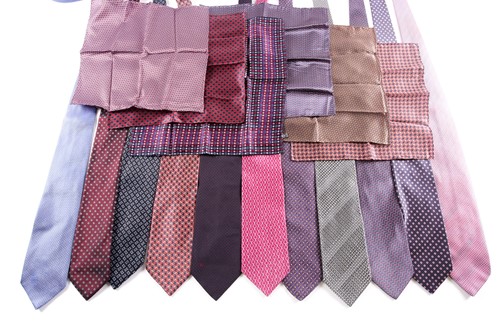 Lot 335 - A group of eleven various silk ties, including...