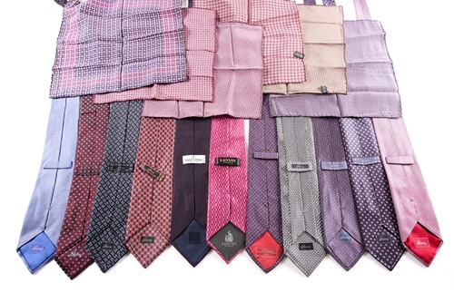 Lot 335 - A group of eleven various silk ties, including...