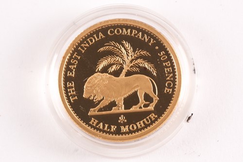 Lot 316 - An East India Company 22ct gold Half Mohur,...