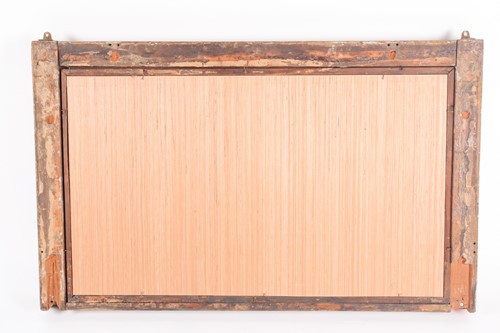 Lot 370 - A Regency rectangular carved wood and gilt...