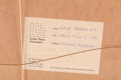 Lot 116 - Victor Pasmore RA (1908-1998), Senz Titolo 5...