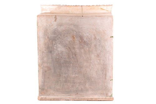 Lot 283 - A Chinese pottery Sancai glazed shrine, late...