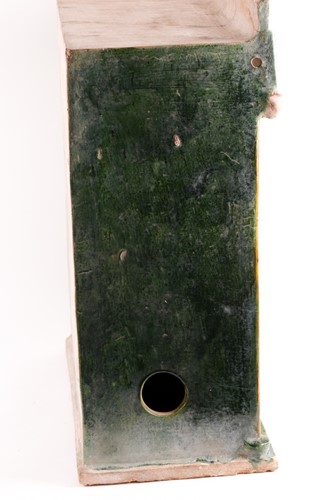 Lot 283 - A Chinese pottery Sancai glazed shrine, late...