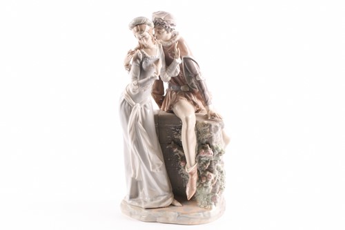 Lot 550 - A large Lladro figure group 'Lovers from...