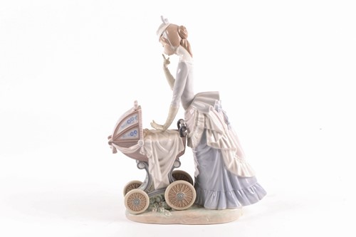 Lot 553 - A Lladro figure 'Baby's First Outing',...