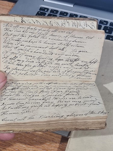 Lot 503 - An early 19th century diary, probably...
