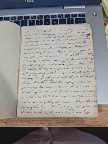 Lot 503 - An early 19th century diary, probably...