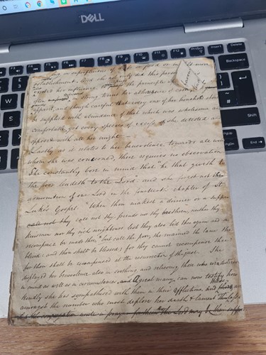 Lot 503 - An early 19th century diary, probably...