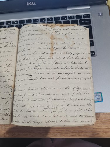 Lot 503 - An early 19th century diary, probably...