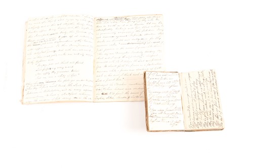 Lot 503 - An early 19th century diary, probably...