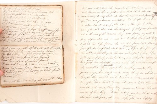 Lot 503 - An early 19th century diary, probably...