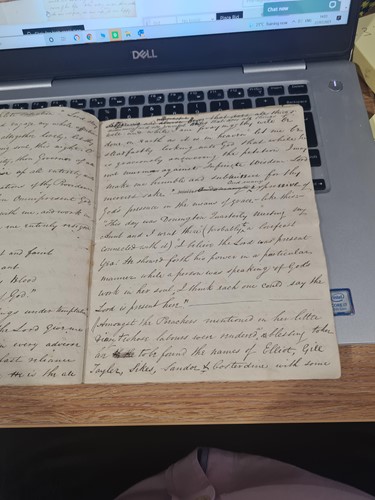 Lot 503 - An early 19th century diary, probably...