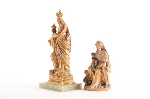 Lot 191 - A 19th century carved meerschaum devotional...