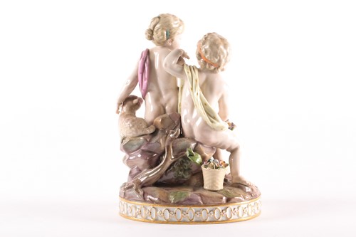 Lot 426 - A late 19th century Meissen porcelain figure...
