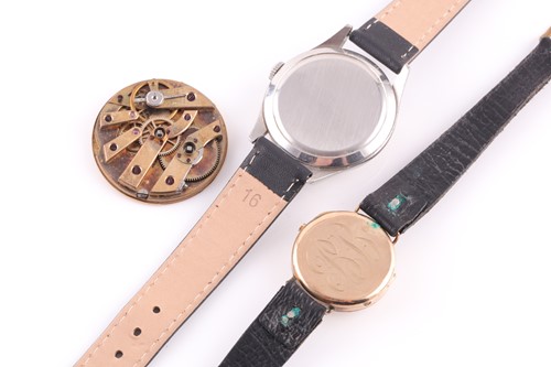 Lot 396 - A Longines gentleman’s wrist watch, a lady’s...