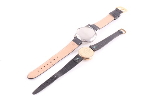 Lot 396 - A Longines gentleman’s wrist watch, a lady’s...