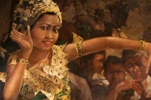 Lot 7 - Hasim ( Indonesian,1921-1982). A Balinese...