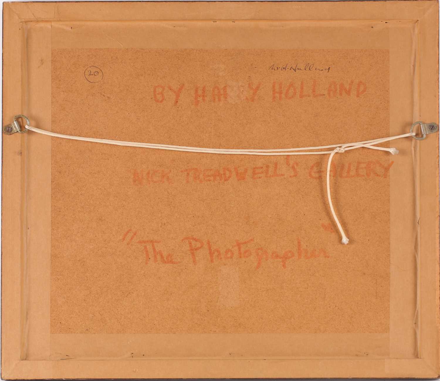 Lot 72 - Harry Holland (b.1941), ‘The Photographer’, a