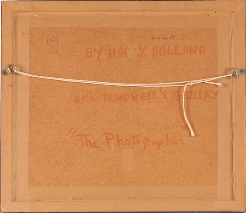 Lot 72 - Harry Holland (b.1941), ‘The Photographer’, a...