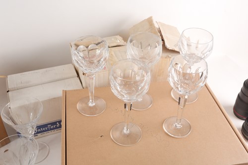 Lot 407 - A collection of glasses, to include twelve...