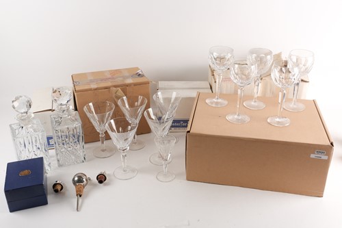 Lot 407 - A collection of glasses, to include twelve...