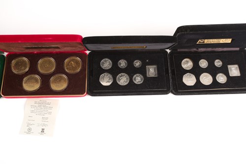 Lot 324 - Silver proof and proof coins sets of the Isle...