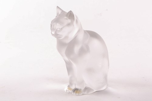 Lot 409 - A large and impressive Lalique frosted glass...