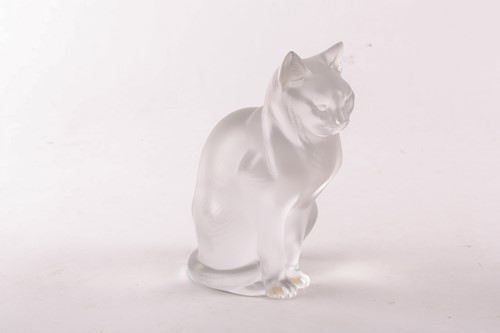 Lot 409 - A large and impressive Lalique frosted glass...