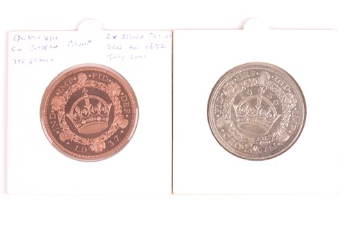 Lot 364 - George V Wreath Crown, 1936, VF/EF, and a...