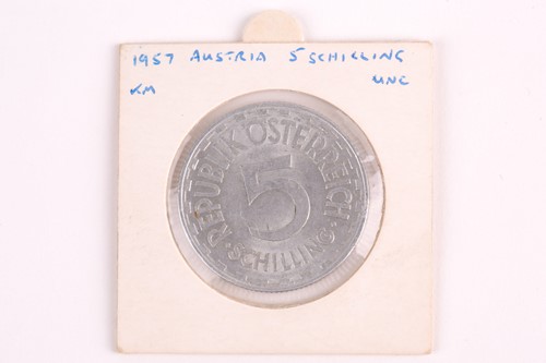 Lot 370 - A scarce Austrian aluminium 5 Schilling, 1957,...