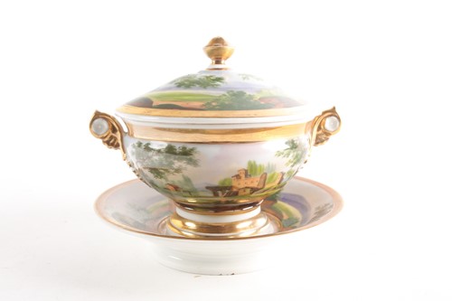 Lot 439 - A 19th century tureen and cover, unmarked but...