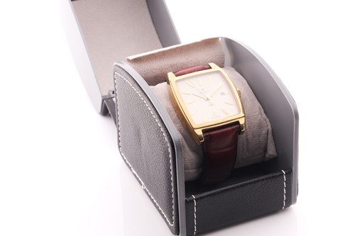 Lot 401 - A Christopher Ward gold plated automatic...