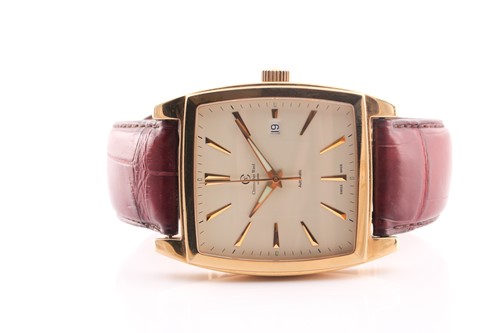Lot 401 - A Christopher Ward gold plated automatic...