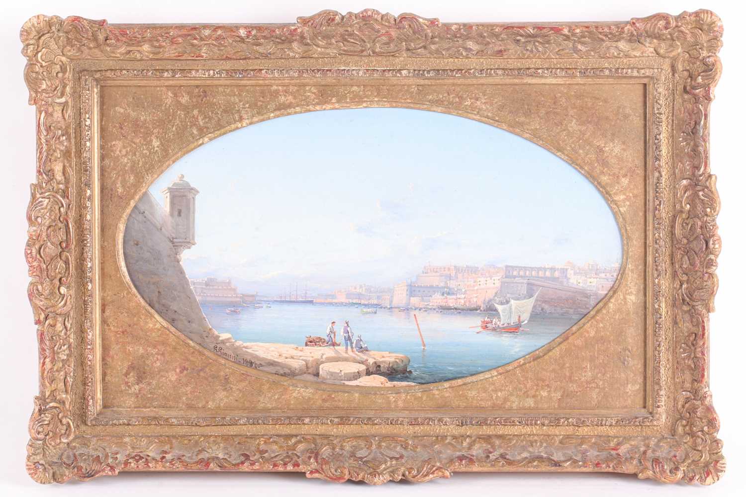 Lot 40 - Girolamo Gianni (1837-1895) Italian, 'View of...