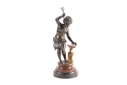 Lot 204 - Moreau, a 19th century bronze and parcel gilt...