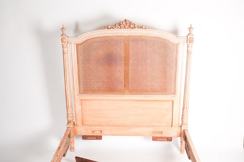 Lot 110 - A Louis XVI style carved wood and gilt gesso...