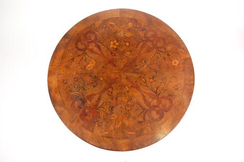 Lot 117 - A George III mahogany circular snap top tripod...