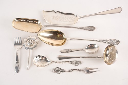 Lot 293 - A 20th century Danish silver fruit serving...