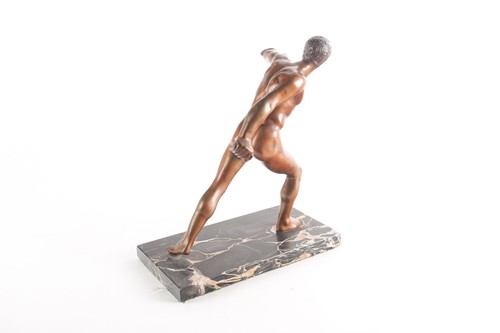Lot 206 - An early 20th-century patinated bronze figure...