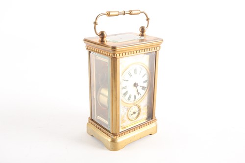Lot 159 - An early 20th-century French 8-day alarm...