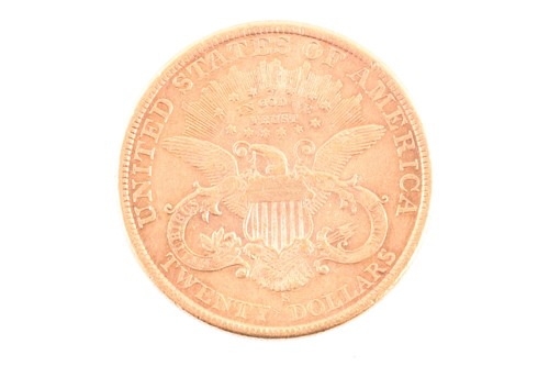 Lot 323 - An American 1898 gold twenty Dollar.