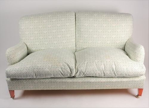 Lot 128 - Howard & Sons "Bridgwater" two-seater sofa....