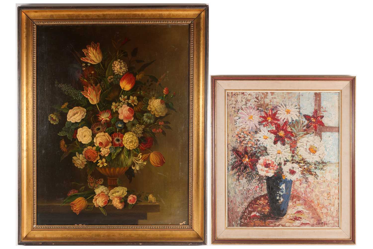 J R Lambert Artist Lot 50 - J Lambert (20th century), a still life of